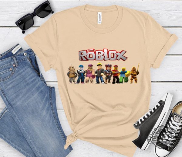 Roblox Shirt Roblox Boy Tshirt Roblox Kids Tee Roblox Birthday Gift Roblox Shirt Template revetee 5