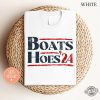 Boats And Hoes 2024 T Shirt Funny Election Shirt Election Day Shirt Boats And Hoes Shirt revetee 1