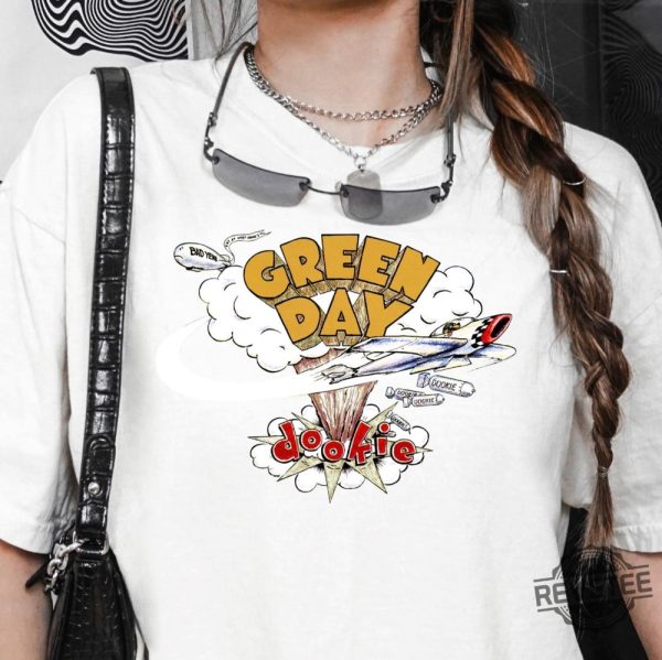 Green Day Dookie Album T Shirt Green Day Band Shirt Green Day Nimrod Shirt revetee 2