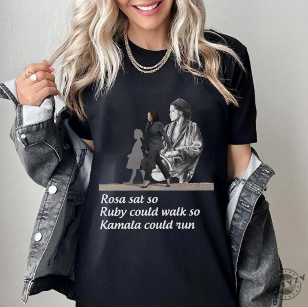 Rosa Sat So Ruby Could Walk So Kamala Could Run Shirt Kamala Harris For President Hoodie Black Women Power Sweatshirt Support Kamala Tshirt Election 2024 Shirt giftyzy 4