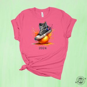 Harris For President Shirt Converse And Pearls Tshirt 2024 Kamala For President Hoodie Converse Smashing An Orange Crushing Shirt giftyzy 3