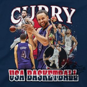 Usa Basketball Shirt Stephen Curry Usa Basketball 2024 Summer Olympics Team T Shirt Sweatshirt Hoodie trendingnowe 2