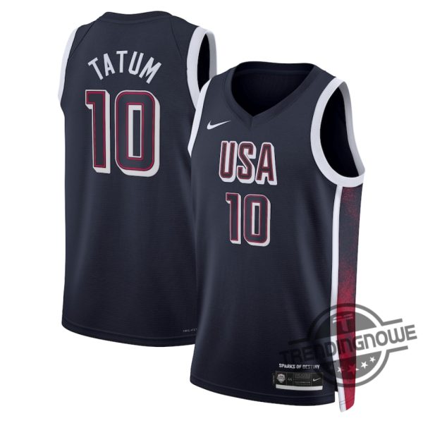 Usa Basketball Shirt Jersey Jayson Tatum Usa Basketball 2024 Swingman Player Jersey trendingnowe 2