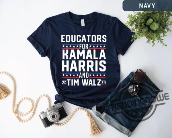 Educators For Harris Walz 2024 Shirt Harris 2024 Shirt Madam Kamala Shirt Democratic Party Voting Shirt trendingnowe 2