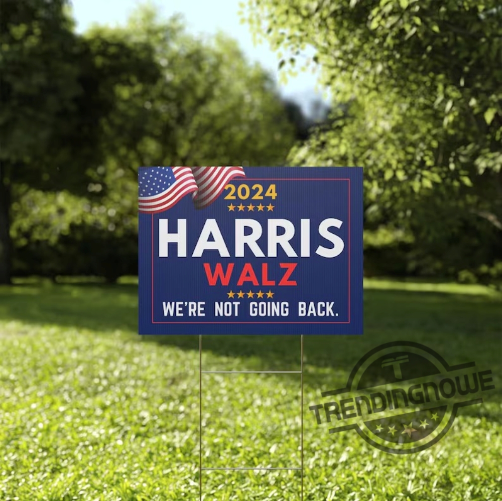 Harris Walz Yard Sign 2024 Kamala Harris For President 2024 Sign Democrat Lawn Sign Harris Walz 2024 Yard Sign