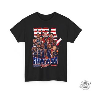 Usa Olympic Basketball Dream Team 2024 Shirt Usa Olympic Basketball Team 2024 Championship American Team Shirt giftyzy 4