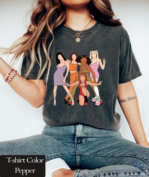 Vintage Spice Girls Tshirt 90S Nostalgia Gifts For Teenage Girls 90S Band Shirt Spice Girls T Shirt revetee 6