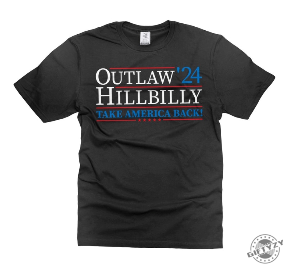 Mens Trump 2024 Outlaw Hillbilly Tshirt Funny Trump Felon Djt Tee Shirt Trump For President Usa Elections Shirt