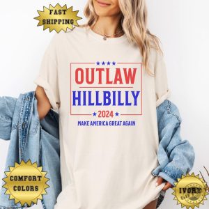 Outlaw Hillbilly 24 Shirt Trump Vance 2024 Election Sweatshirt Trump Tshirt Trump 2024 Election Hoodie Vance Vp Shirt giftyzy 5