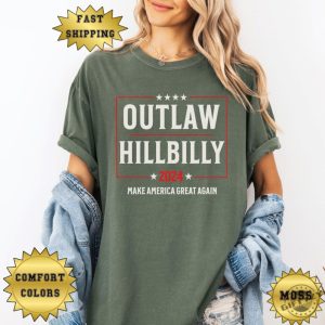 Outlaw Hillbilly 24 Shirt Trump Vance 2024 Election Sweatshirt Trump Tshirt Trump 2024 Election Hoodie Vance Vp Shirt giftyzy 6