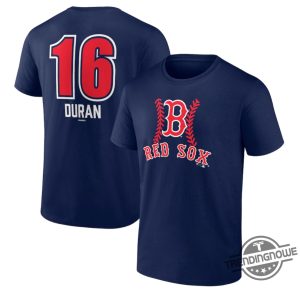 Jarren Duran Shirt Boston Red Sox Jarren Duran Navy Fastball Player Name Number T Shirt Jarren Duran Anti Gay trendingnowe 2