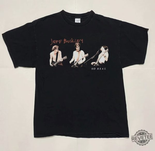 1994 Jeff Buckley So Real Shirt 90S Jeff Buckley Concert Jeff Buckley Shirt revetee 1