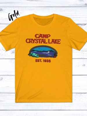 Camp Crystal Lake T Shirt Friday The 13Th Jason Voorhees Horror Movie Shirts Friday The 13Th Shirt revetee 3