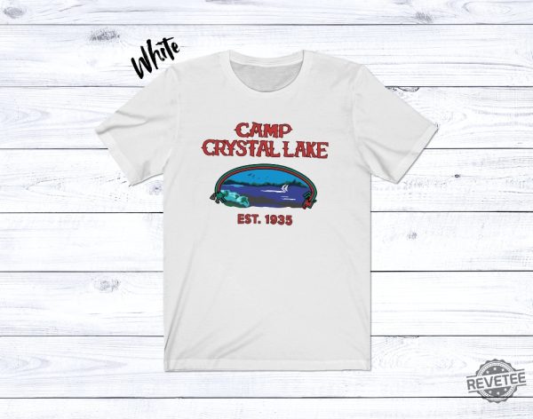 Camp Crystal Lake T Shirt Friday The 13Th Jason Voorhees Horror Movie Shirts Friday The 13Th Shirt revetee 4