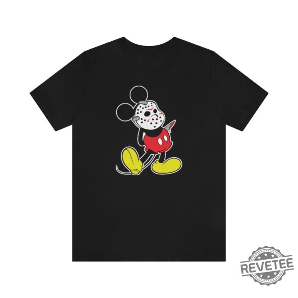 Mickey Mouse Friday The 13Th Shirt Disney Halloween T Shirt Not So Scary Halloween Tee Friday The 13Th Shirt revetee 1