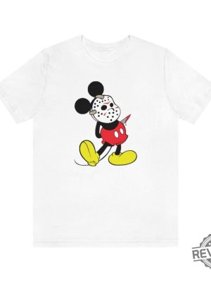 Mickey Mouse Friday The 13Th Shirt Disney Halloween T Shirt Not So Scary Halloween Tee Friday The 13Th Shirt revetee 2