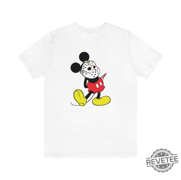 Mickey Mouse Friday The 13Th Shirt Disney Halloween T Shirt Not So Scary Halloween Tee Friday The 13Th Shirt revetee 2