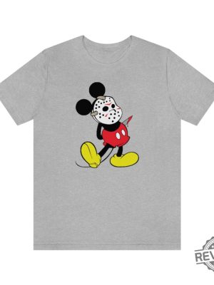 Mickey Mouse Friday The 13Th Shirt Disney Halloween T Shirt Not So Scary Halloween Tee Friday The 13Th Shirt revetee 3