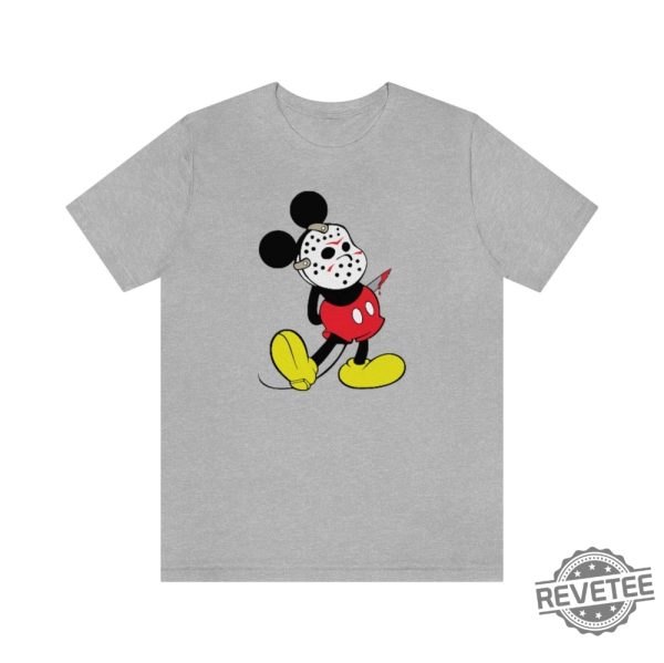 Mickey Mouse Friday The 13Th Shirt Disney Halloween T Shirt Not So Scary Halloween Tee Friday The 13Th Shirt revetee 3