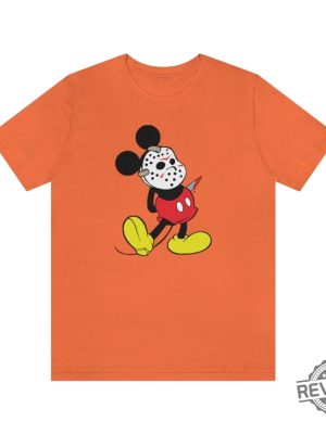 Mickey Mouse Friday The 13Th Shirt Disney Halloween T Shirt Not So Scary Halloween Tee Friday The 13Th Shirt revetee 4