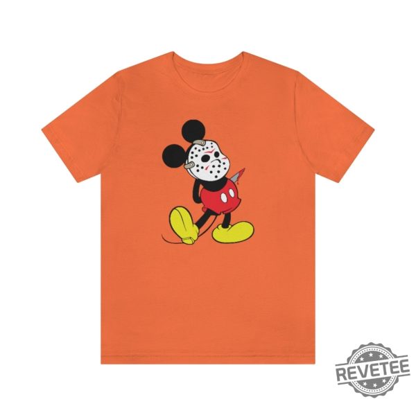 Mickey Mouse Friday The 13Th Shirt Disney Halloween T Shirt Not So Scary Halloween Tee Friday The 13Th Shirt revetee 4