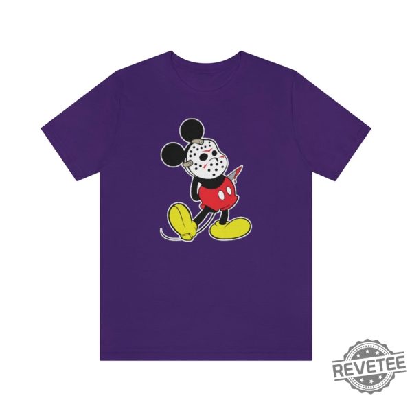 Mickey Mouse Friday The 13Th Shirt Disney Halloween T Shirt Not So Scary Halloween Tee Friday The 13Th Shirt revetee 5