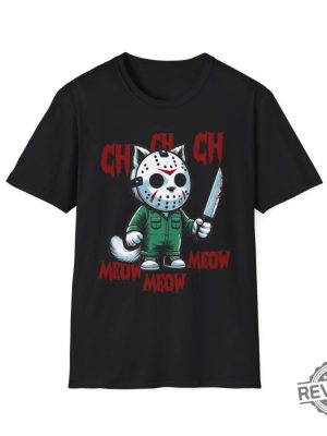 Friday The Meowteenth Unisex Softstyle T Shirt Friday The 13Th Shirt revetee 2