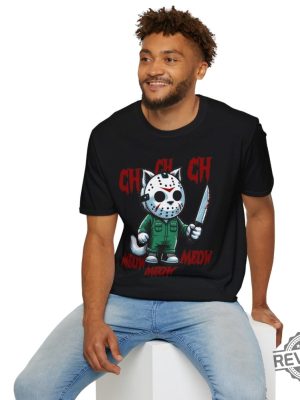 Friday The Meowteenth Unisex Softstyle T Shirt Friday The 13Th Shirt revetee 5