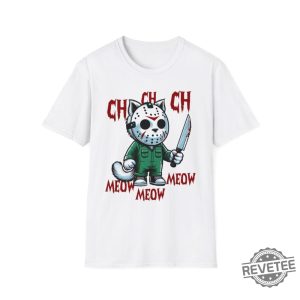 Friday The Meowteenth Unisex Softstyle T Shirt Friday The 13Th Shirt revetee 6