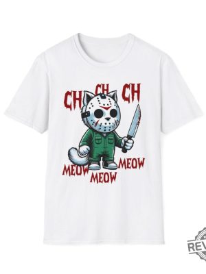 Friday The Meowteenth Unisex Softstyle T Shirt Friday The 13Th Shirt revetee 6