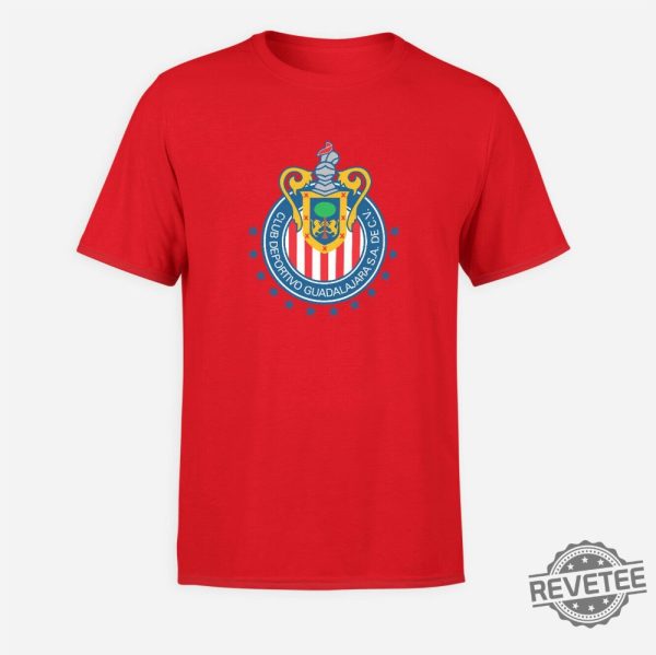 New Chivas De Guadalajara Soccer T Shirt Liga Mx C.D. Guadalajara Shirt C.D. Guadalajara T Shirt revetee 1