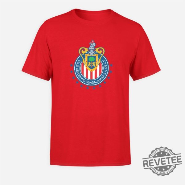 New Chivas De Guadalajara Soccer T Shirt Liga Mx C.D. Guadalajara Shirt C.D. Guadalajara T Shirt revetee 2