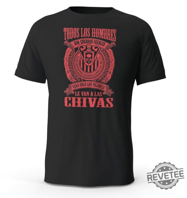 Solo Los Mejores Le Van A Las Chivas Guadalajara Black T Shirt Tshirt Playera C.D. Guadalajara Shirt revetee 2