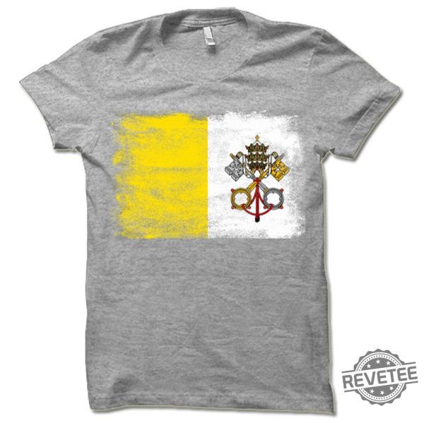 Vatican City Flag Shirt Vatican City Flag T Shirt Gift Vatican City Shirt revetee 1