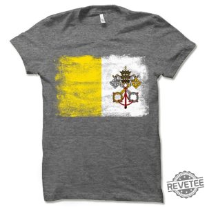 Vatican City Flag Shirt Vatican City Flag T Shirt Gift Vatican City Shirt revetee 2