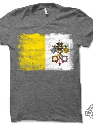 Vatican City Flag Shirt Vatican City Flag T Shirt Gift Vatican City Shirt revetee 2