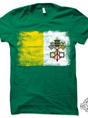 Vatican City Flag Shirt Vatican City Flag T Shirt Gift Vatican City Shirt revetee 3