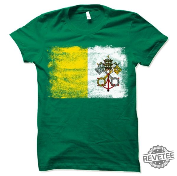 Vatican City Flag Shirt Vatican City Flag T Shirt Gift Vatican City Shirt revetee 3