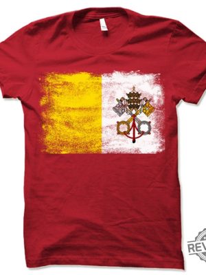 Vatican City Flag Shirt Vatican City Flag T Shirt Gift Vatican City Shirt revetee 4