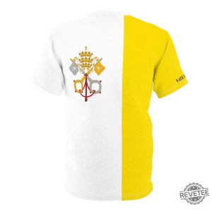 Vatican City Flag Tee Shirt Vatican City Shirt revetee 2