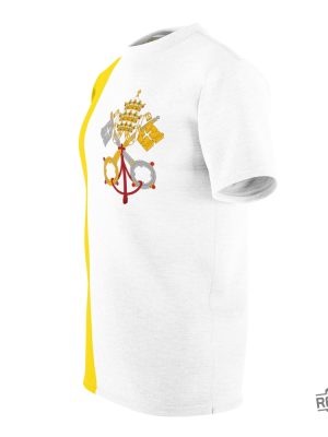 Vatican City Flag Tee Shirt Vatican City Shirt revetee 3