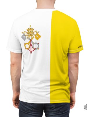 Vatican City Flag Tee Shirt Vatican City Shirt revetee 6