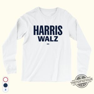 Harris Walz Long Sleeve Shirt Kamala Harris Campaign Shirt Harris Victory Fund trendingnowe 2