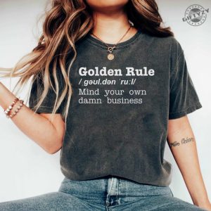 Mind Your Own Damn Business Shirt Golden Rule Tshirt Activist Hoodie Mind Your Own Damn Business Sweatshirt Vote Blue Feminist Shirt giftyzy 2