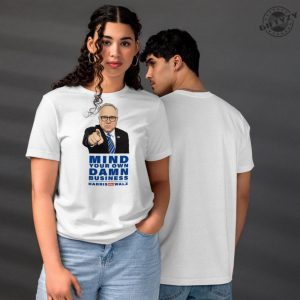 Mind Your Own Damn Business 2024 Election Shirt Harris Walz Support Sweatshirt Election Tshirt Harris Walz 2024 Hoodie Political Shirt giftyzy 4