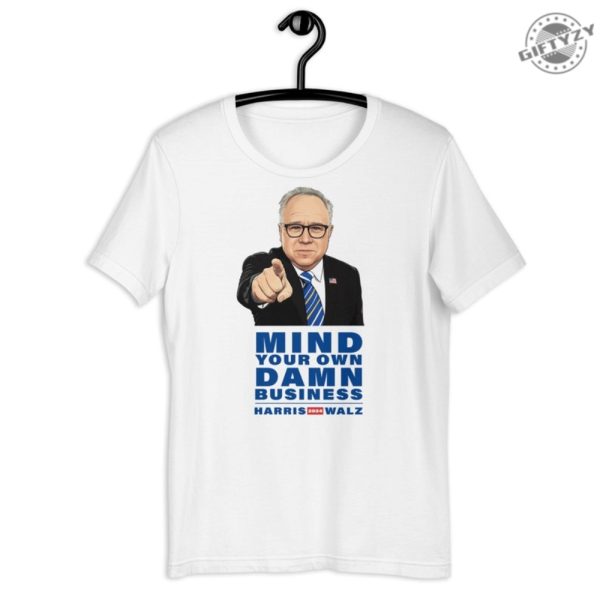 Mind Your Own Damn Business 2024 Election Shirt Harris Walz Support Sweatshirt Election Tshirt Harris Walz 2024 Hoodie Political Shirt giftyzy 5