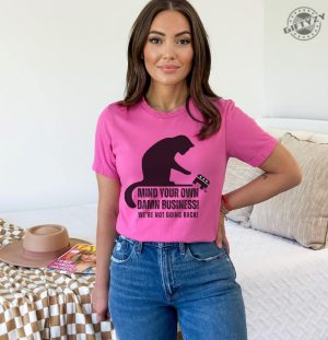 Mind Your Own Damn Business Cat Nudge Gop Elephant Kamala Harris Walz 2024 Shirt Anti Trump And Project 2025 Hoodie Democrat Voter Sweatshirt Gift For Mom giftyzy 2