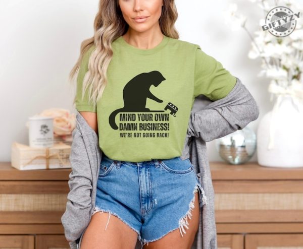 Mind Your Own Damn Business Cat Nudge Gop Elephant Kamala Harris Walz 2024 Shirt Anti Trump And Project 2025 Hoodie Democrat Voter Sweatshirt Gift For Mom giftyzy 3