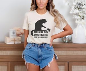 Mind Your Own Damn Business Cat Nudge Gop Elephant Kamala Harris Walz 2024 Shirt Anti Trump And Project 2025 Hoodie Democrat Voter Sweatshirt Gift For Mom giftyzy 4