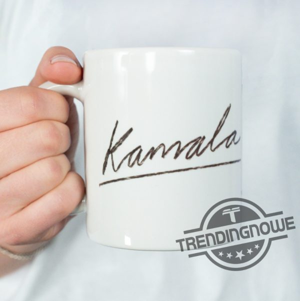 Kamala Signature Mug Harris Walz 2024 Shirt Kamala Harris T Shirt Kamala Harris Campaign Shirt Harris Victory Fund trendingnowe 1